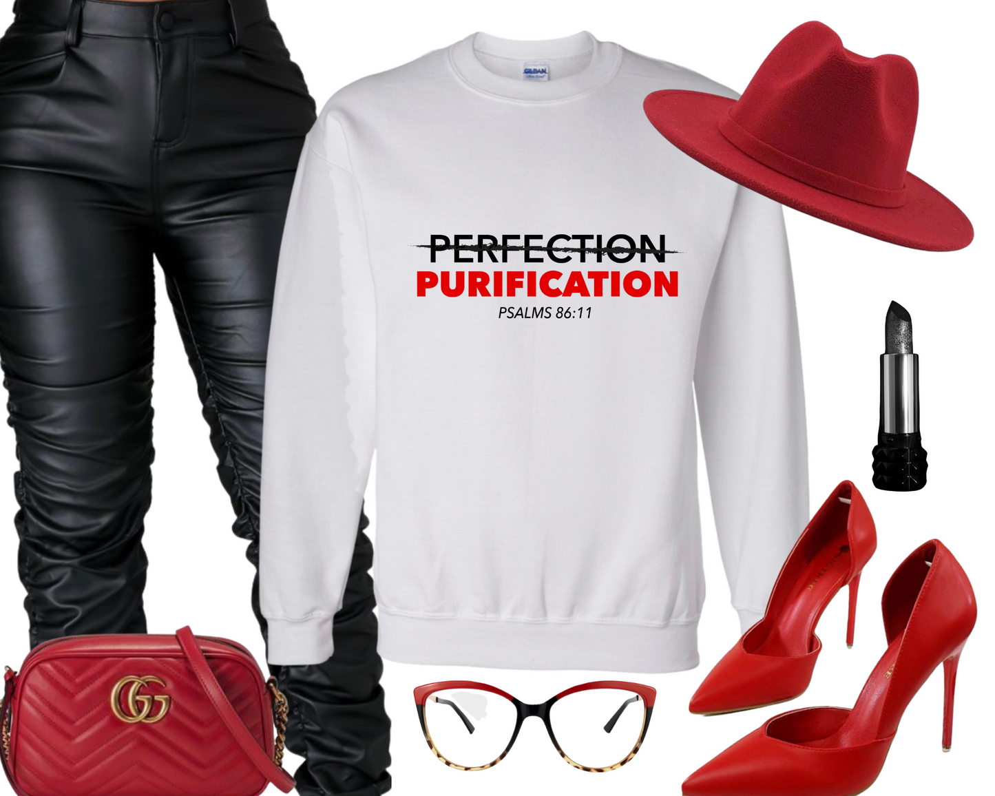 Purification over Perfection Sweatshirt (LADIES)